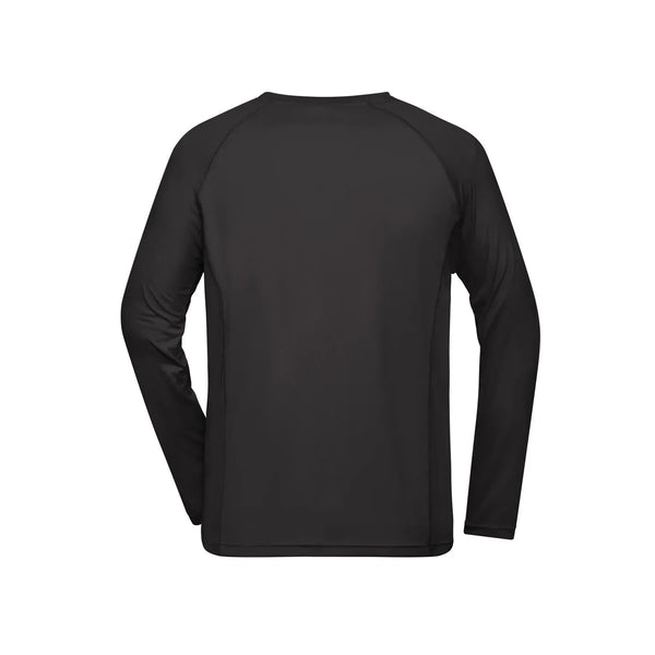 T-shirt Mens Sports Shirt Long-sleeved - personalizzabile con logo