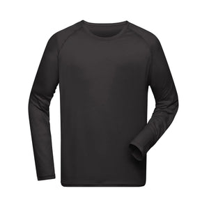 T-shirt Mens Sports Shirt Long-sleeved - personalizzabile con logo