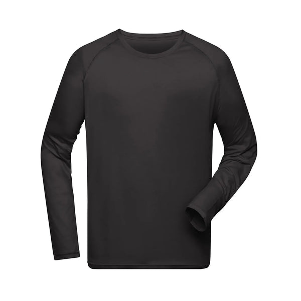 T-shirt Mens Sports Shirt Long-sleeved - personalizzabile con logo