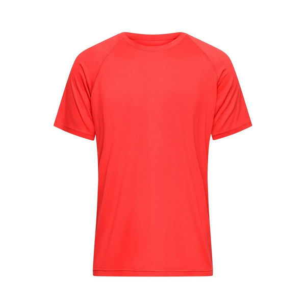 T-shirt Mens Sports-t rosso / S - personalizzabile con logo