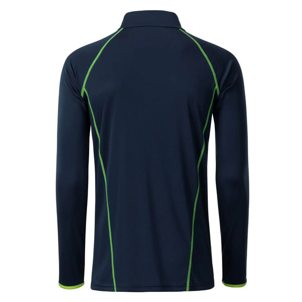 T-shirt Mens Sportsshirt maniche lunghe - personalizzabile con logo