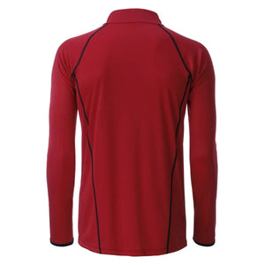 T-shirt Mens Sportsshirt maniche lunghe - personalizzabile con logo