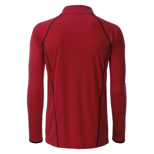T-shirt Mens Sportsshirt maniche lunghe - personalizzabile con logo