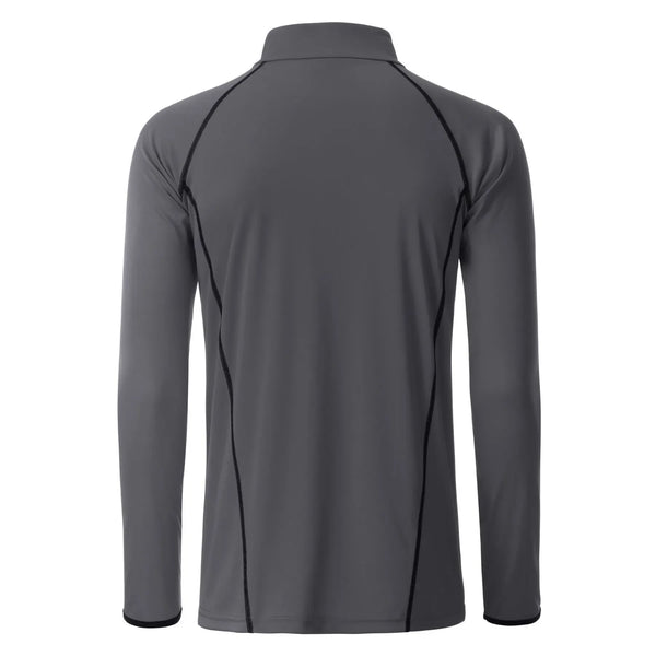T-shirt Mens Sportsshirt maniche lunghe - personalizzabile con logo