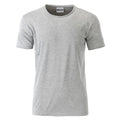 T-shirt Mens-t grigio / S - personalizzabile con logo