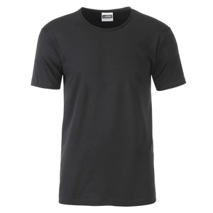 T-shirt Mens-t nero / S - personalizzabile con logo