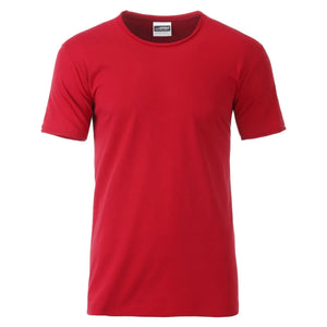 T-shirt Mens-t rosso / S - personalizzabile con logo