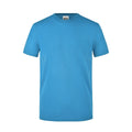 T-shirt Mens Workwear azzurro / XS - personalizzabile con logo