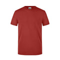 T-shirt Mens Workwear bordeaux / XS - personalizzabile con logo