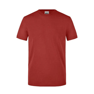 T-shirt Mens Workwear bordeaux / XS - personalizzabile con logo