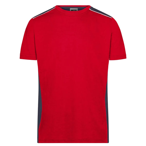 T-shirt Mens Workwear - Color rosso / XS - personalizzabile con logo