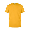 T-shirt Mens Workwear giallo / XS - personalizzabile con logo