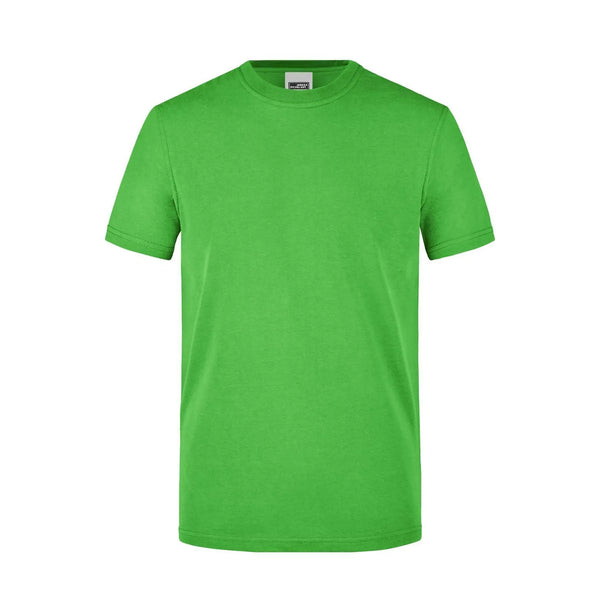 T-shirt Mens Workwear lime-green / XS - personalizzabile con logo