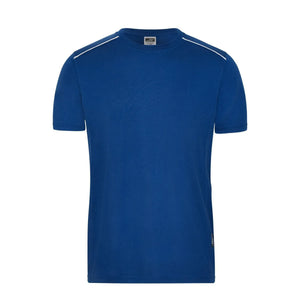 T-shirt Mens Workwear - Solid blu / XS - personalizzabile con logo