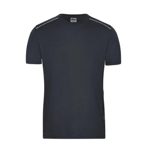 T-shirt Mens Workwear - Solid grigio / XS - personalizzabile con logo