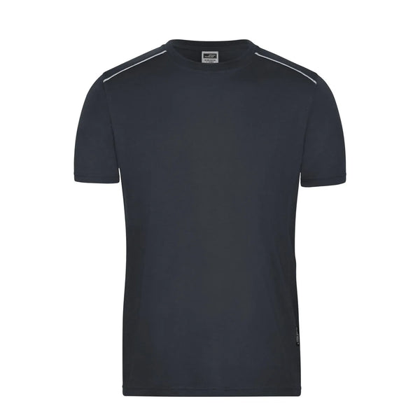T-shirt Mens Workwear - Solid grigio / XS - personalizzabile con logo