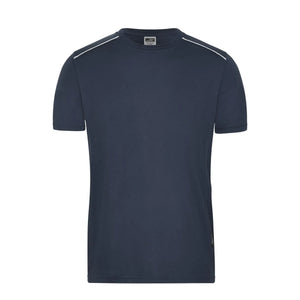 T-shirt Mens Workwear - Solid navy / XS - personalizzabile con logo