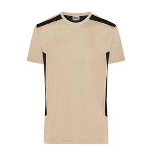 T-shirt Mens Workwear - Strong beige / XS - personalizzabile con logo