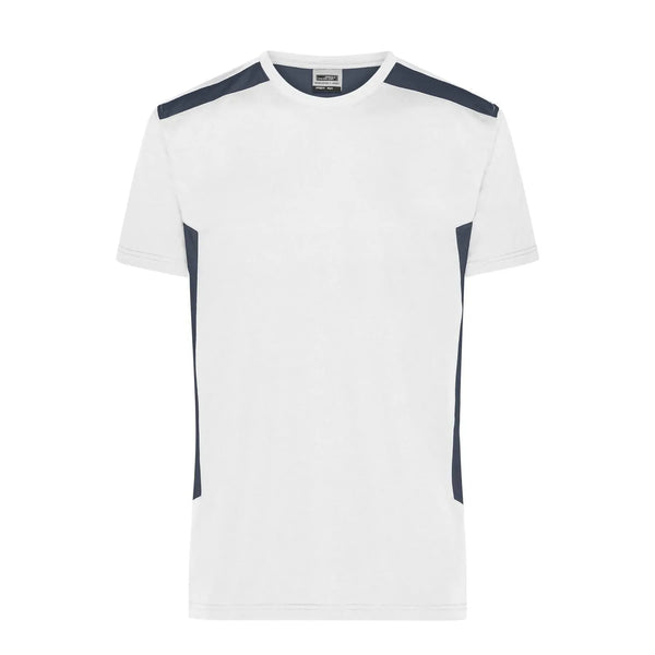 T-shirt Mens Workwear - Strong bianco / XS - personalizzabile con logo