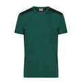 T-shirt Mens Workwear - Strong dark-green/black / XS - personalizzabile con logo
