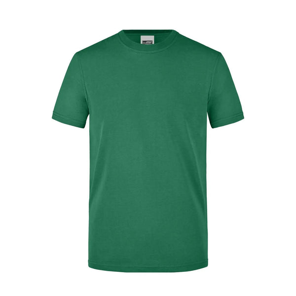 T-shirt Mens Workwear verde / XS - personalizzabile con logo