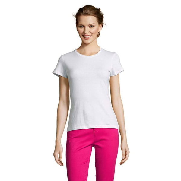 T-Shirt Mi Women'S  150 Bianco / L - personalizzabile con logo