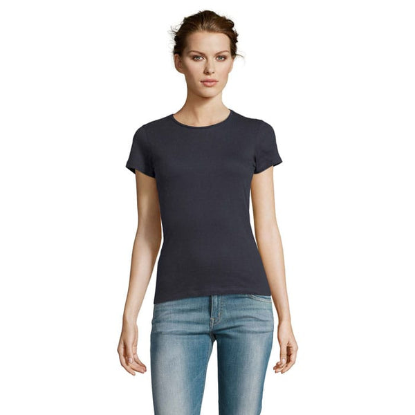 T-Shirt Mi Women'S  150 Blu Navy / L - personalizzabile con logo