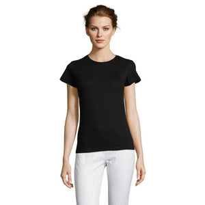 T-Shirt Mi Women'S  150 nero / S - personalizzabile con logo