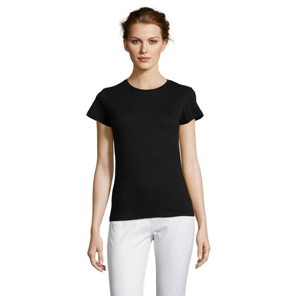 T-Shirt Mi Women'S  150 nero / S - personalizzabile con logo
