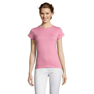 T-Shirt Mi Women'S  150 rosa / XXL - personalizzabile con logo