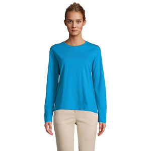 T-Shirt Monarch S Donna azzurro / XS - personalizzabile con logo