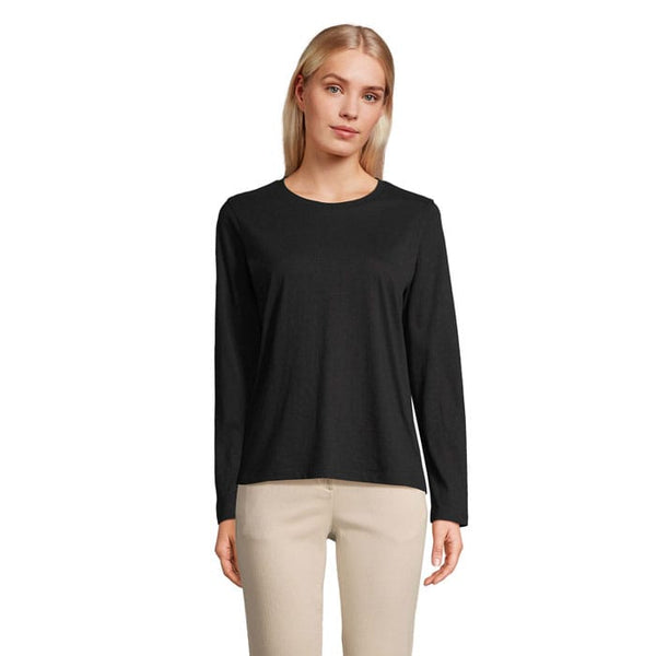 T-Shirt Monarch S Donna nero / XS - personalizzabile con logo
