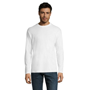 T-Shirt  Monarch Uomo 150G Bianco / S - personalizzabile con logo