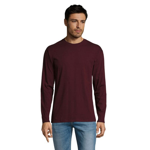T-Shirt  Monarch Uomo 150G bordeaux / S - personalizzabile con logo
