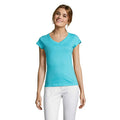 T-Shirt Moon Donna  150G azzurro / S - personalizzabile con logo