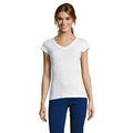 T-Shirt Moon Donna  150G Bianco / S - personalizzabile con logo