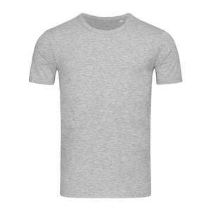T-shirt Morgan Crew Neck grigio / S - personalizzabile con logo