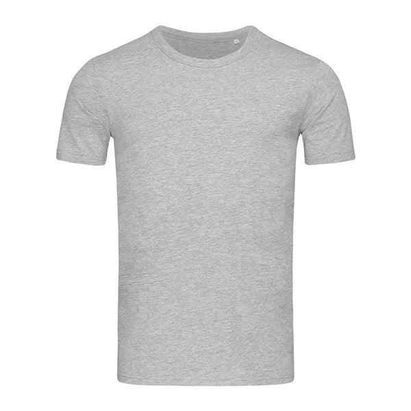 T-shirt Morgan Crew Neck grigio / S - personalizzabile con logo