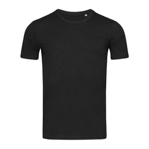 T-shirt Morgan Crew Neck nero / S - personalizzabile con logo