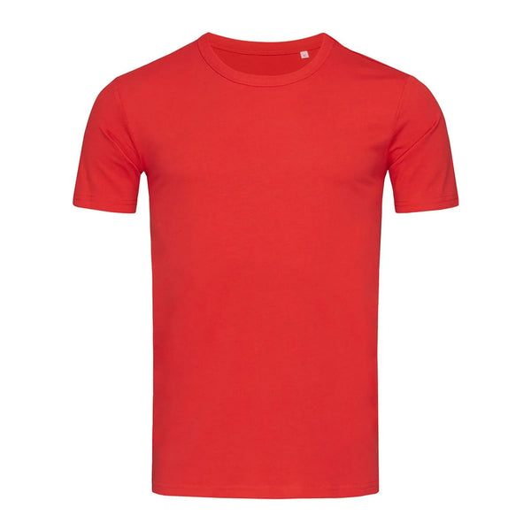 T-shirt Morgan Crew Neck rosso / S - personalizzabile con logo
