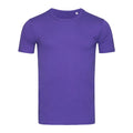 T-shirt Morgan Crew Neck viola / S - personalizzabile con logo