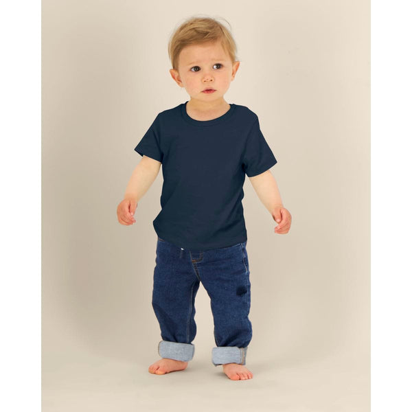 T-shirt neonato Iconic Baby Creator blu navy / 0-6 m/56-68cm - personalizzabile con logo