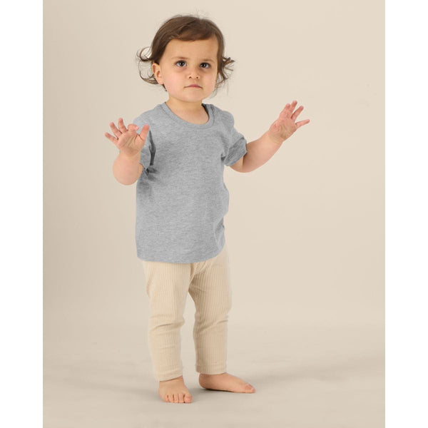 T-shirt neonato Iconic Baby Creator grigio / 0-6 m/56-68cm - personalizzabile con logo
