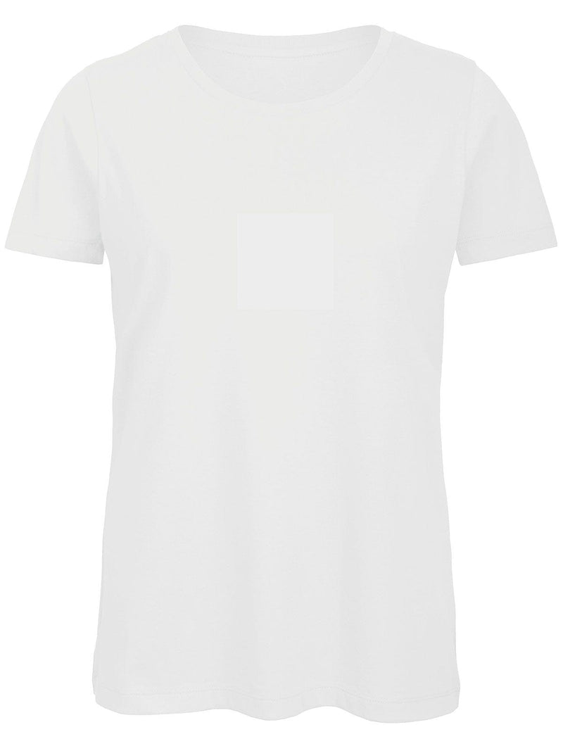 T-shirt Organic Inspire donna bianco / S - personalizzabile con logo