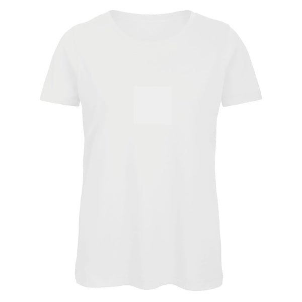 T-shirt Organic Inspire donna bianco / XS - personalizzabile con logo