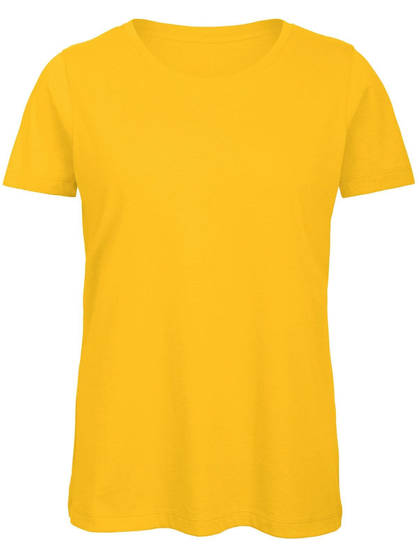 T-shirt Organic Inspire donna giallo / S - personalizzabile con logo