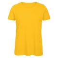 T-shirt Organic Inspire donna giallo / XS - personalizzabile con logo