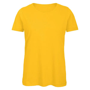 T-shirt Organic Inspire donna giallo / XS - personalizzabile con logo