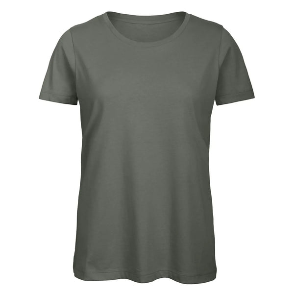 T-shirt Organic Inspire donna millennial khaki / XS - personalizzabile con logo