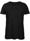 T-shirt Organic Inspire donna nero / S - personalizzabile con logo